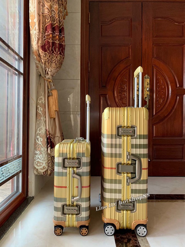 BURBERRY 日默瓦RIMOWA全鋁鎂合金拉杆箱 gdx1049